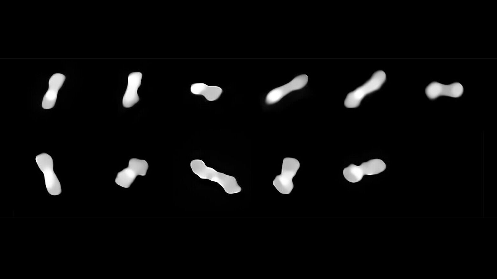 'Dog bone' asteroid spied by astronomers in new photos